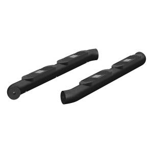 ARIES - ARIES Big Step 4" Black Aluminum Round Side Bars, Select Jeep Wrangler JL AL231009 - Image 2