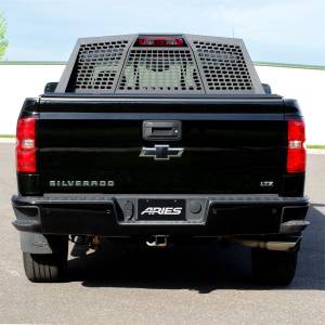 ARIES - ARIES Switchback Black Aluminum Headache Rack, Select Chevrolet Silverado, GMC Sierra 1110110 - Image 6