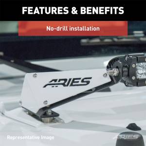 ARIES - ARIES Jeep JK Hood Light and Brackets 1501300 - Image 8