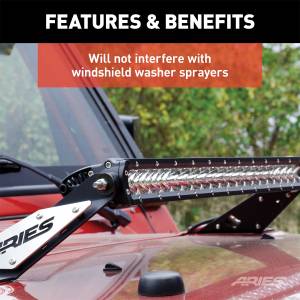 ARIES - ARIES Jeep TJ Hood Light and Brackets 1501302 - Image 7