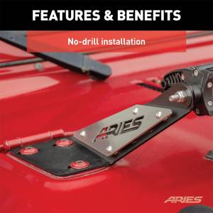 ARIES - ARIES Jeep TJ Hood Light and Brackets 1501302 - Image 8
