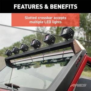 ARIES - ARIES Jeep TJ Roof Light Mounting Brackets & Crossbar 15916 - Image 4