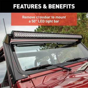 ARIES - ARIES Jeep TJ Roof Light Mounting Brackets & Crossbar 15916 - Image 6