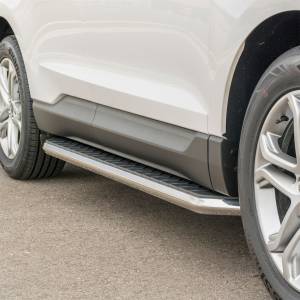 ARIES - ARIES AeroTread 5" x 70" Polished Stainless Running Boards, Select Ford Edge 2051002 - Image 4
