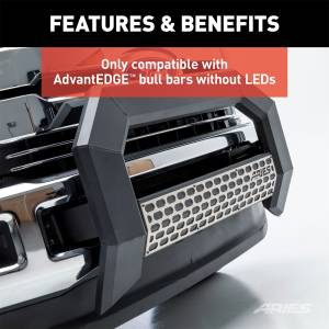 ARIES - ARIES AdvantEDGE Paintable Cover Plate for Bull Bars without LEDs 2055192 - Image 5