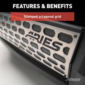 ARIES - ARIES AdvantEDGE Paintable Cover Plate for Bull Bars without LEDs 2055192 - Image 6