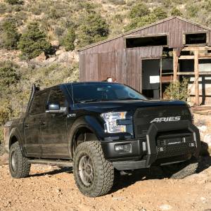 ARIES - ARIES RidgeStep 6-1/2" x 53" Black Steel Running Boards, Select Ford F-Series 2055520 - Image 5
