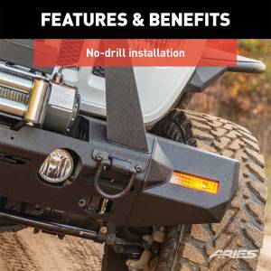 ARIES - ARIES TrailChaser Jeep Wrangler JL, Gladiator Aluminum Front Bumper Corners 2081209 - Image 7