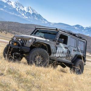 ARIES - ARIES TrailChaser Jeep Wrangler JK Steel Front Bumper (Option 4) 2082050 - Image 2