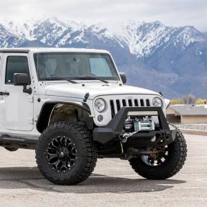 ARIES - ARIES TrailChaser Jeep Wrangler JK Steel Front Bumper (Option 2) 2082051 - Image 3