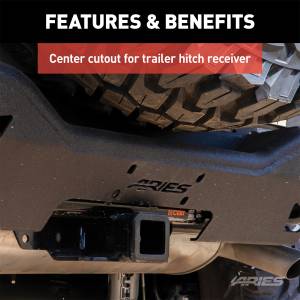 ARIES - ARIES TrailChaser Jeep Wrangler JK Aluminum Rear Bumper with LED Lights 2082061 - Image 5