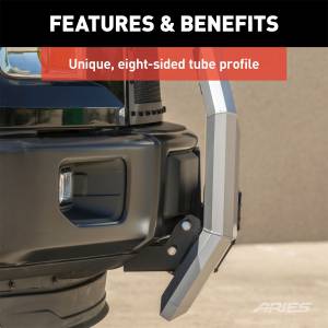 ARIES - ARIES AdvantEDGE 5-1/2" Chrome Aluminum Bull Bar with Lights, Select Ford Super Duty 2153102 - Image 8