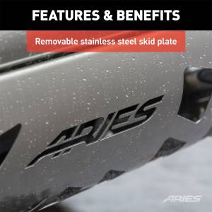 ARIES - ARIES 3" Black Steel Bull Bar, Select Ford F-250, F-350 Super Duty B35-3006 - Image 8