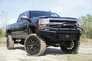Fab Fours - Fab Fours Black Steel Front Ranch Bumper CH11-S2762-1 - Image 2