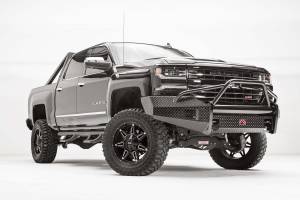 Fab Fours - Fab Fours Black Steel Front Bumper CS16-K3862-1 - Image 4