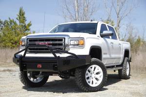 Fab Fours - Fab Fours Black Steel Front Ranch Bumper GM07-K2162-1 - Image 4