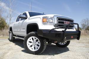 Fab Fours - Fab Fours Black Steel Front Ranch Bumper GM07-K2162-1 - Image 5