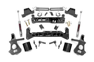 Rough Country 7in GM Suspension Lift Kit w/N3 (14-18 1500 PU 2WD, Aluminum/Stamped Steel) 18731