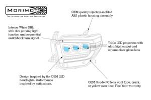 Morimoto - 2014+ Toyota Tundra Morimoto XB LED Headlights (LF532) - Image 2