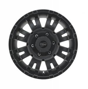 Pro Comp Wheels Raven Satin Black 18x9.5 6x5.5 4.5BS Offset -19mm Cap P/N 8425041 5001-89583