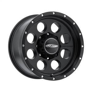 Pro Comp Wheels Proxy Satin Black 17x9 8x6.5 4.75BS Offset -6mm Cap P/N 504451500 5045-7982