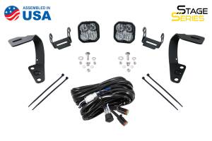 Diode Dynamics - Diode Dynamics Allows you to mount two Stage Series 2in LED Pods above the hood. DD6751 - Image 8