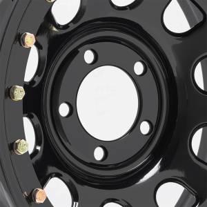 Pro Comp Steel Wheels - Pro Comp Steel Wheels Series 252 Flat Black 15x10 5x5.5 3.75BS Offset -44mm Cap P/N 1425017 252-5185F - Image 3
