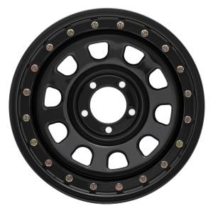 Pro Comp Steel Wheels - Pro Comp Steel Wheels Series 252 Flat Black 15x10 5x5.5 3.75BS Offset -44mm Cap P/N 1425017 252-5185F - Image 4