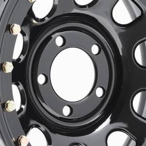 Pro Comp Steel Wheels - Pro Comp Steel Wheels Series 252 Gloss Black 15x8 5x4.5 3.75BS Offset -19mm Cap P/N 1330018 252-5865 - Image 3
