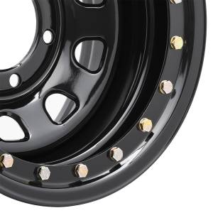 Pro Comp Steel Wheels - Pro Comp Steel Wheels Series 252 Gloss Black 15x8 6x5.5 3.75BS Offset -19mm Cap P/N 1425016 252-5883 - Image 3