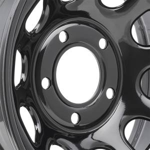 Pro Comp Steel Wheels - Pro Comp Steel Wheels Series 51 Gloss Black 15x8 5x4.5 4.5BS Offset 0mm Cap P/N 1330018 51-5866 - Image 3
