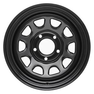 Pro Comp Steel Wheels - Pro Comp Steel Wheels Series 51 Gloss Black 15x8 5x4.5 4.5BS Offset 0mm Cap P/N 1330018 51-5866 - Image 4