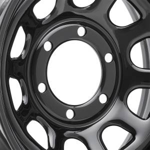 Pro Comp Steel Wheels - Pro Comp Steel Wheels Series 51 Gloss Black 15x8 6x5.5 3.75BS Offset -19mm Cap P/N 1425016 51-5883 - Image 3