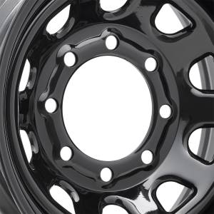 Pro Comp Steel Wheels - Pro Comp Steel Wheels Series 51 Gloss Black 17x9 8x6.5 4.25BS Offset -19mm Cap P/N 1515018 51-7981 - Image 3