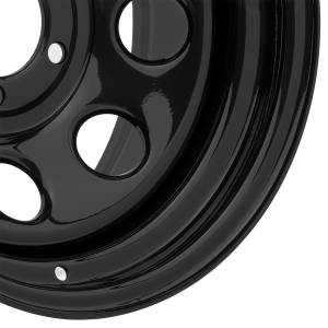 Pro Comp Steel Wheels - Pro Comp Steel Wheels Series 97 Flat Black 15x10 5x4.5 3.75BS Offset -44mm Cap P/N 1330018 97-5165F - Image 2