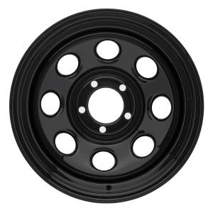 Pro Comp Steel Wheels - Pro Comp Steel Wheels Series 97 Flat Black 15x8 5x4.5 3.75BS Offset -19mm Cap P/N 1330017 97-5865F - Image 4