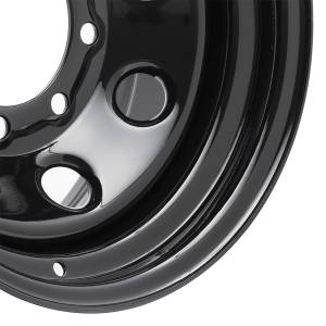 Pro Comp Steel Wheels - Pro Comp Steel Wheels Series 97 Gloss Black 16x8 8x6.5 4.25BS Offset -6mm Cap P/N 1515018 97-6881 - Image 2