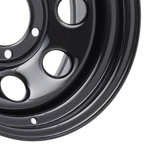 Pro Comp Steel Wheels - Pro Comp Steel Wheels Series 97 Gloss Black 17x8 6x5.5 4.25BS Offset -6mm Cap P/N 1425016 97-7883 - Image 2