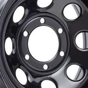 Pro Comp Steel Wheels - Pro Comp Steel Wheels Series 97 Gloss Black 17x8 6x5.5 4.25BS Offset -6mm Cap P/N 1425016 97-7883 - Image 3
