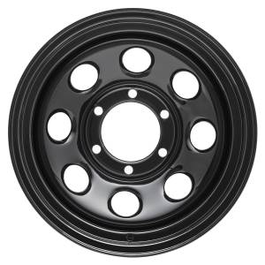 Pro Comp Steel Wheels - Pro Comp Steel Wheels Series 97 Gloss Black 17x8 6x5.5 4.25BS Offset -6mm Cap P/N 1425016 97-7883 - Image 4