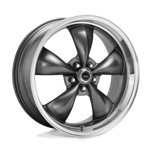 American Racing - American Racing AR105 TORQ THRUST M 17X7 5X4.75 Anthracite Machined Lip|AR105M7761A - Image 2