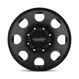 American Racing - American Racing AR204 BAJA DUALLY 17X6 8X6.5 Satin Black - Front|AR204760907111 - Image 3