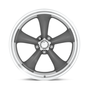 American Racing Vintage - American Racing Vintage VN215 CLASSIC TORQ THRUST II 17X8 5X5.0 Mag Gray Machined Lip|VN2157873US - Image 3