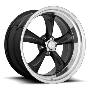 American Racing Vintage - American Racing Vintage VN315 TORQ THRUST II 1 PC 22X11 5X5.5 Gloss Black Machined Lip|VN31522185318 - Image 2