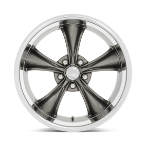 American Racing Vintage - American Racing Vintage VN338 BOSS TT 18X9.5 5X4.5 Graphite With Diamond Cut Lip|VN338189512904NUS - Image 4