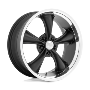 American Racing Vintage - American Racing Vintage VN338 BOSS TT 20X8.5 5X4.75 Textured Black With Diamond Cut Lip|VN338208534702US - Image 2