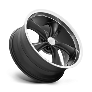 American Racing Vintage - American Racing Vintage VN338 BOSS TT 20X8.5 5X4.75 Textured Black With Diamond Cut Lip|VN338208534702US - Image 3
