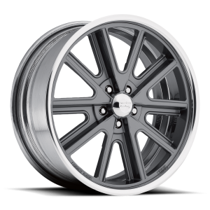 American Racing Vintage - American Racing Vintage VN407 17X10 BLANK Two-Piece Mag Gray Center Polished Barrel|VN407710XX - Image 2