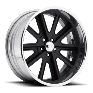 American Racing Vintage - American Racing Vintage VN407 18X8 BLANK Two-Piece Hot Rod Black Center Polished Barrel|VNB407880XX - Image 2