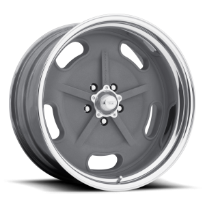 American Racing Vintage - American Racing Vintage VN470 SALT FLAT 15X10 5X4.75 Mag Gray Center Polished Barrel|VN470516140 - Image 2
